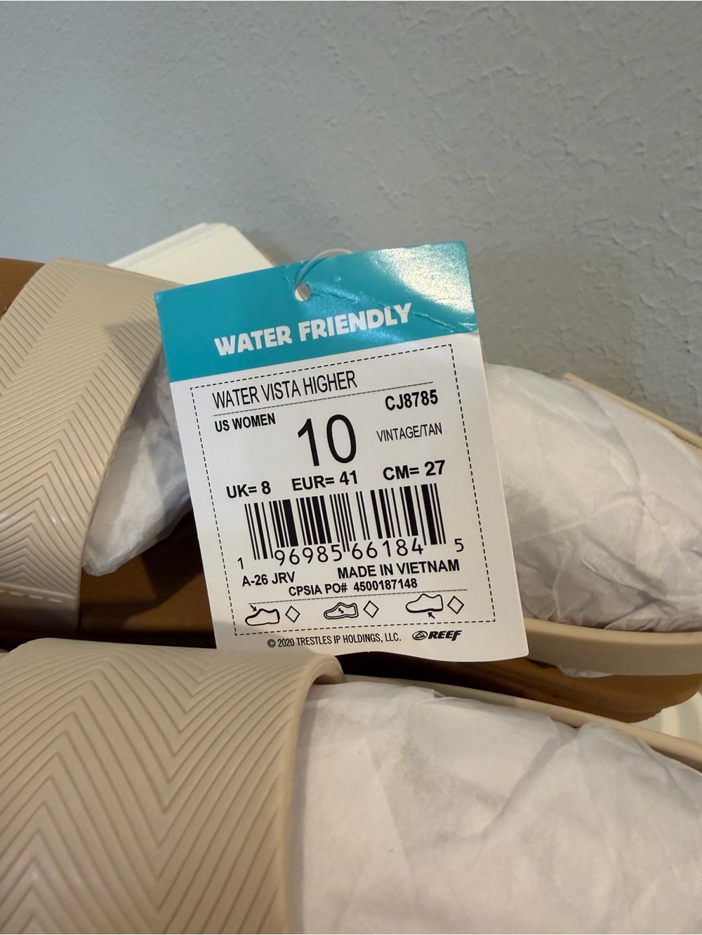 Reef Women’s Tan and Beige Platform Sandals - Picture 4 of 4